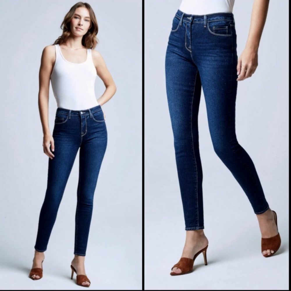 L'Agence Marguerite High Rise Skinny Jeans